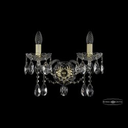 Бра хрустальные 1413B/2/165/XL G Bohemia Ivele Crystal (Стеклянный рожок)