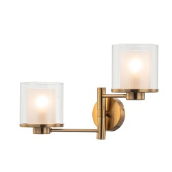 Indigo Настенный светильник 13023/2W Brass