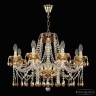 Люстра с цветным хрусталём 5413/8/240 G Amber/M-1G K721 Bohemia Ivele Crystal (5413)