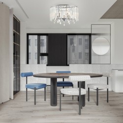Люстра с хрусталем 372509/6/500 CR Arte Milano (Потолочные)