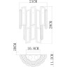 Настенный светильник Divinare ROMILDA 3512/02 AP-3