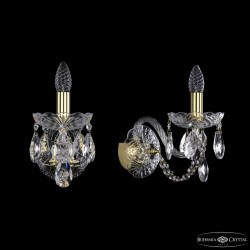 Бра хрустальные 1402B/1/160/XL G Bohemia Ivele Crystal (Стеклянный рожок)