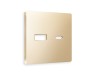 Ambrella Light Лицевая панель для розетки 2USB тип A+C QUANT Ambrella Volt ALFA AP6110