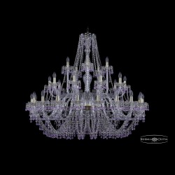 Люстра хрустальная 1410/20+10+5/460 G V7010 Bohemia Ivele Crystal (Стеклянный рожок)