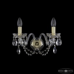 Бра хрустальные 1402B/2/160 G Bohemia Ivele Crystal (Стеклянный рожок)