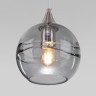Подвесной светильник со стеклянным плафоном                      Eurosvet  50221/1 дымчатый