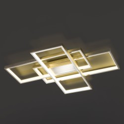 Потолочный светодиодный светильник в стиле минимализм                      Eurosvet  90177/3 сатин-никель
