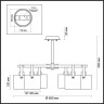 Люстра потолочная LUMION VALARIE 3716/6C