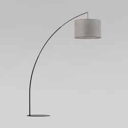 Напольный светильник с тканевым абажуром                      TK Lighting  5487 Moby Gray