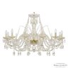 Люстра хрустальная 105/12/360 G Bohemia Ivele Crystal (Стеклянный рожок)