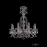 Люстра хрустальная 1402/8/195/XL-65 Pa Bohemia Ivele Crystal (Стеклянный рожок)