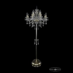 Торшер хрустальный 1415T2/8+4/200-165 G Bohemia Ivele Crystal (Стеклянный рожок)