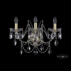 Бра хрустальные 1411B/3/195/XL G Bohemia Ivele Crystal (Стеклянный рожок)