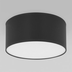 Потолочный светильник с тканевым абажуром                      TK Lighting  1088 Rondo Black