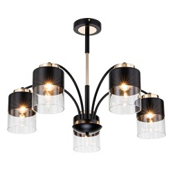 Escada 2121/5P E27*40W Black/Gold