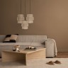 Подвесной светильник с тканевыми абажурами                      TK Lighting  5403 Calisto