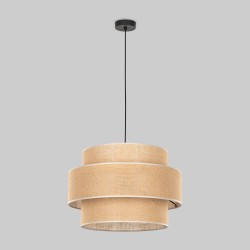 Подвесной светильник с тканевым рассеивателем                      TK Lighting  5419 Calisto