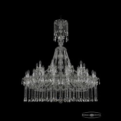 Люстра хрустальная 1413/20+10/400/XL-130 Ni Bohemia Ivele Crystal