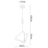 Подвесной светильник Divinare Letizia 1200/01 SP-6