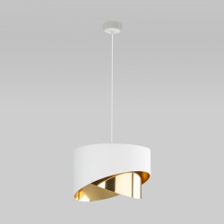 Подвесной светильник с тканевым абажуром                      TK Lighting  4820 Grant White