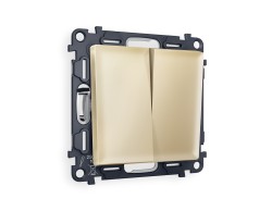 Ambrella Light Комплект механизма 2-клавишного проходного выключателя Ambrella Volt ALFA MA603020