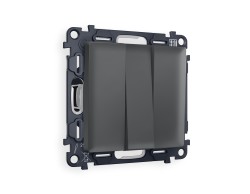 Ambrella Light Комплект механизма 3-клавишного выключателя Ambrella Volt ALFA MA905010