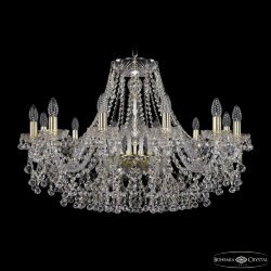 Люстра хрустальная 1409/12/300 G Bohemia Ivele Crystal
