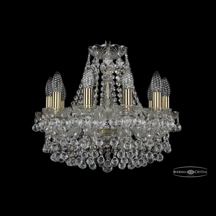 Люстра хрустальная 1409/10/141 Pa Bohemia Ivele Crystal (Стеклянный рожок)