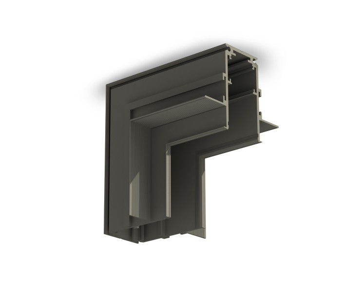 Ambrella Light Коннектор угловой внутренний для встраиваемого шинопровода магнитный Track System GL3363