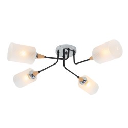 Escada 2101/4P E27*60W Black/Chrome