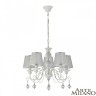 Люстра с абажуром подвесная 347620/5 WT+SL Arte Milano (Подвесные)