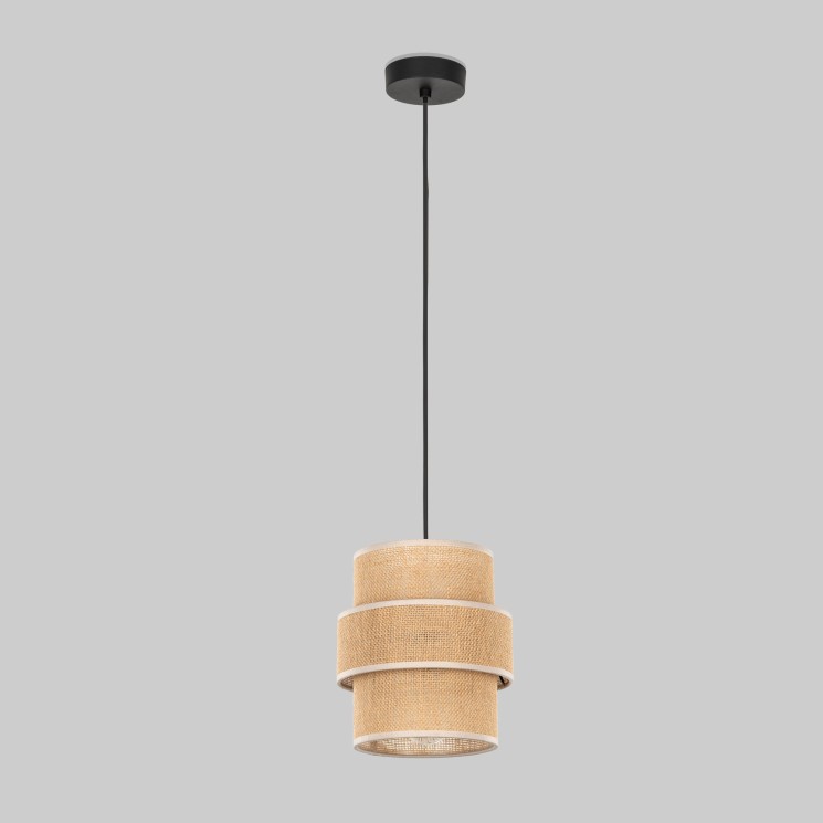 Подвесной светильник с тканевым рассеивателем                      TK Lighting  5401 Calisto