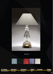 Настольная лампа Wranovsky De Luxe JWS 102010100