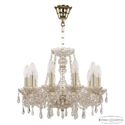 Люстра хрустальная 104/10/141 G Bohemia Ivele Crystal (Стеклянный рожок)