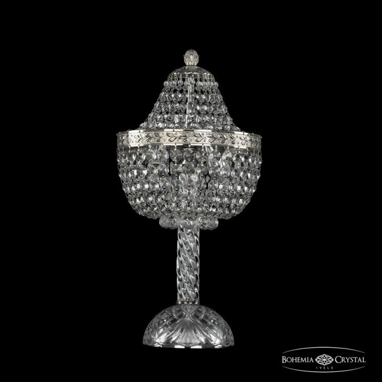Настольная лампа хрустальная 19281L4/H/20IV Ni Bohemia Ivele Crystal (Потолочные)