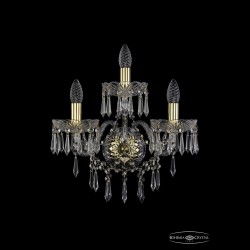 Бра хрустальные 1403B/2+1/160/XL G Bohemia Ivele Crystal (Стеклянный рожок)