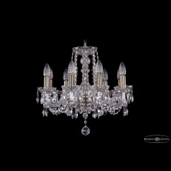 Люстра хрустальная 1402/8/160 Pa Bohemia Ivele Crystal (Стеклянный рожок)