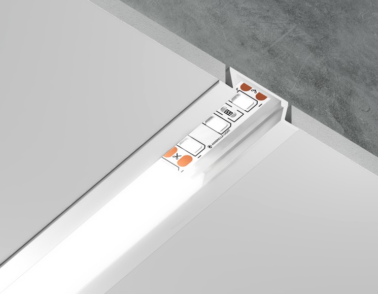 Ambrella Light Встраиваемый профиль для ленты ILLUMINATION GP1001WH