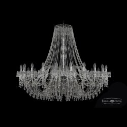 Люстра хрустальная 1410/24/530 Ni V0300 Bohemia Ivele Crystal (Стеклянный рожок)