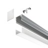 Maytoni Алюминиевый профиль накладной 21×21 (Серебро, 2 м), ALM007S-2M