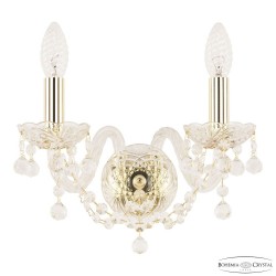Бра хрустальные 108B/2/141 G Bohemia Ivele Crystal (Стеклянный рожок)