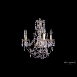 Люстра хрустальная 1411/3/141 G Bohemia Ivele Crystal (Стеклянный рожок)