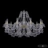 Люстра хрустальная 1409/10/360 G Bohemia Ivele Crystal (Стеклянный рожок)