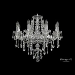 Люстра хрустальная 1415/8/200 Ni Bohemia Ivele Crystal