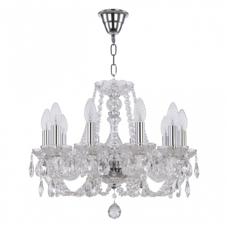 Люстра хрустальная 101/10/165 Ni Bohemia Ivele Crystal (6 кг)