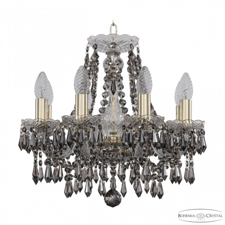 Люстра хрустальная 1403/8/141 G R731 Bohemia Ivele Crystal (Стеклянный рожок)