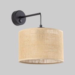 Настенный светильник с тканевым абажуром                      TK Lighting  6858 Juta