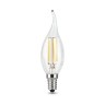 104801107 Лампа Gauss LED Filament Candle tailed E14 7W 2700К 1/10/50, шт