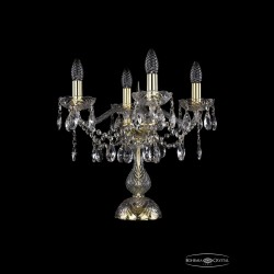 Настольная лампа 1413L/4/141-39 G Bohemia Ivele Crystal (Стеклянный рожок)