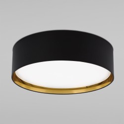 Потолочный светильник с тканевым абажуром                      TK Lighting  3432 Bilbao Black Gold